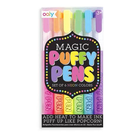 Magic puffy pens